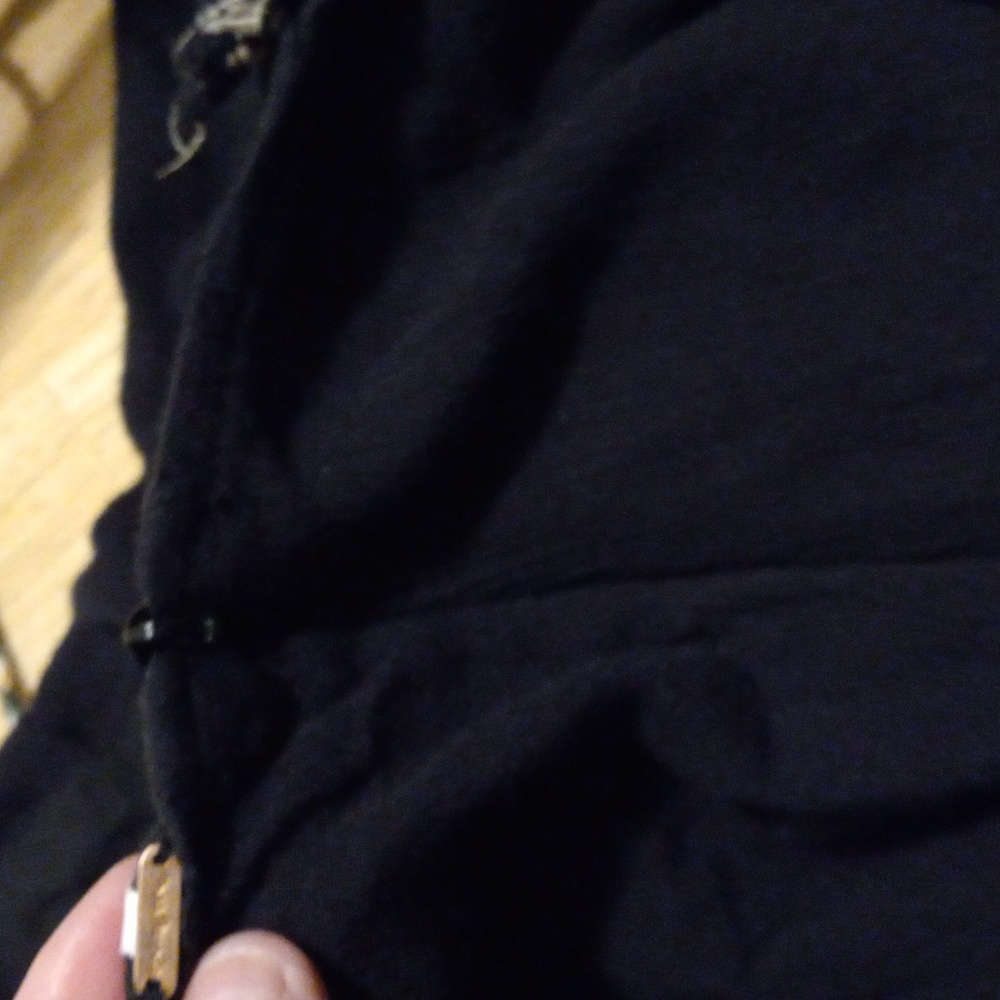 Free People Black and Gold Jumpsuit 2" Inseam - Picture 9 of 10